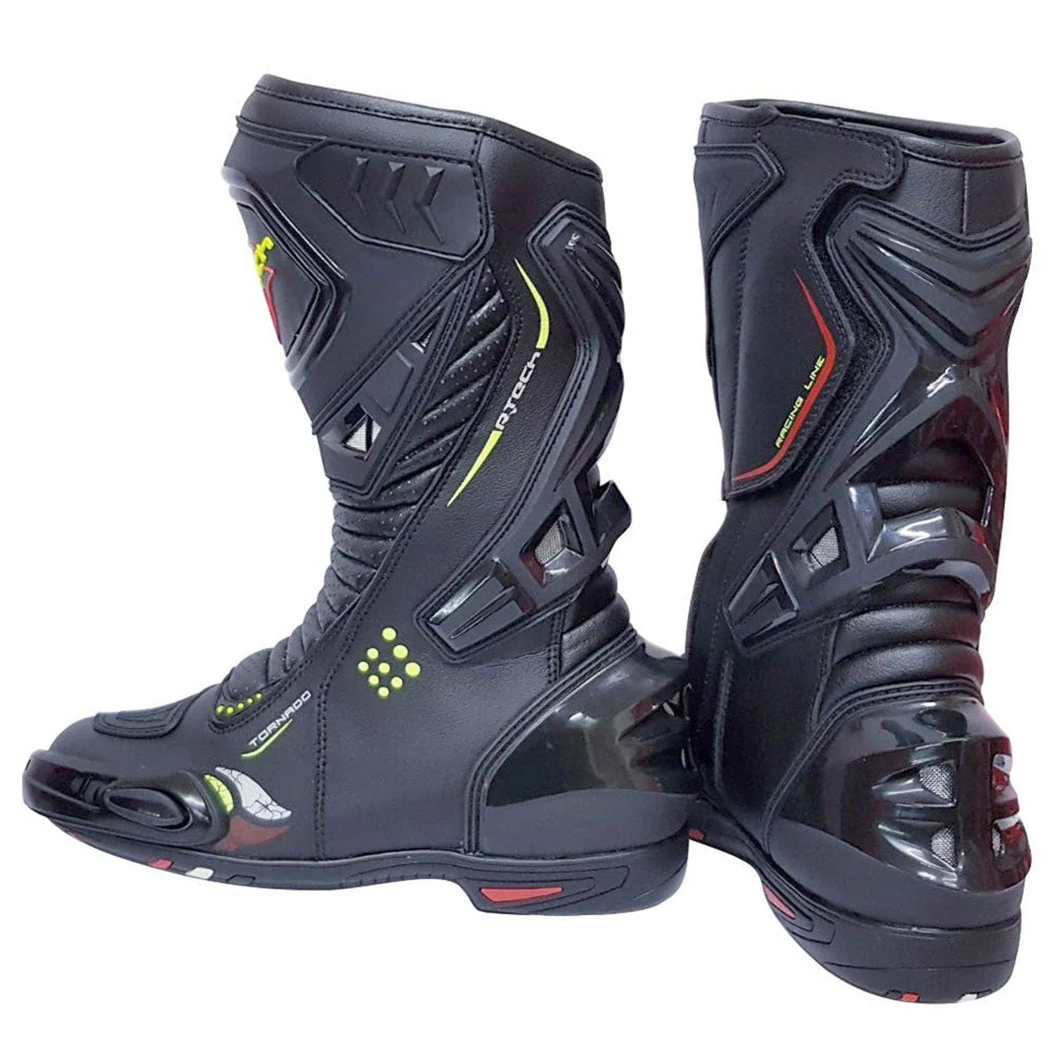 R-TECH TORNADO WP Motorcycle Leather Boots Black – 2 – Maximomoto PT