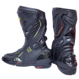 R-TECH TORNADO WP Motorcycle Leather Boots Black