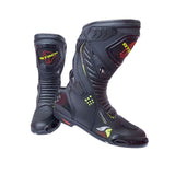 R-TECH TORNADO WP Moto Couro Botas Preto