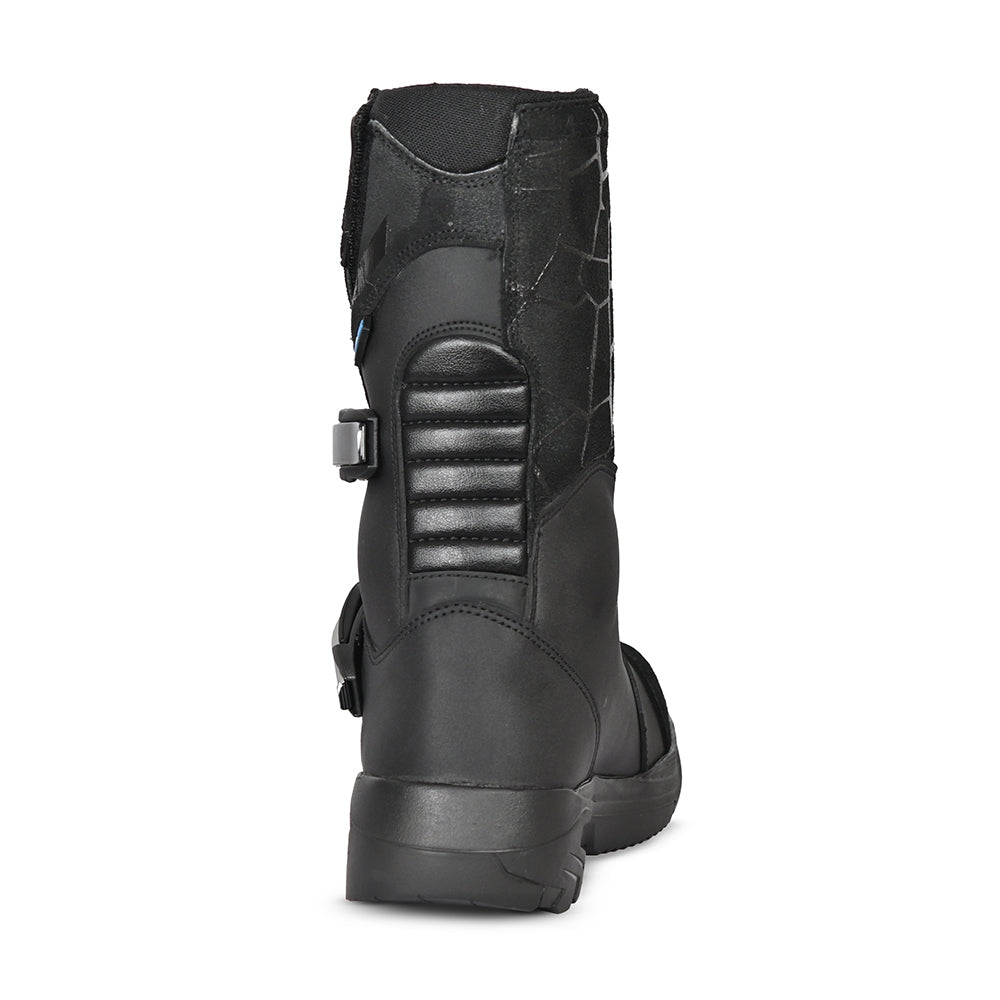 R-TECH TRAVELER WP Moto Couro Botas Preto - Imagem do verso de Boots