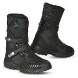 R-TECH TRAVELER WP Moto Couro Botas Preto - Imagem dupla de botas