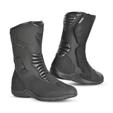 R-TECH TROJAN LUNAR Moto Couro Botas Preto - Imagem dupla de botas