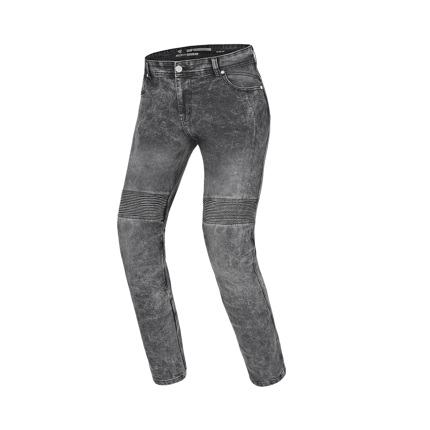 R-TECH VALENCIA PANTALON DE SENHORA DENIM JEANS RANDOM PRETO – 1 – Maximomoto PT