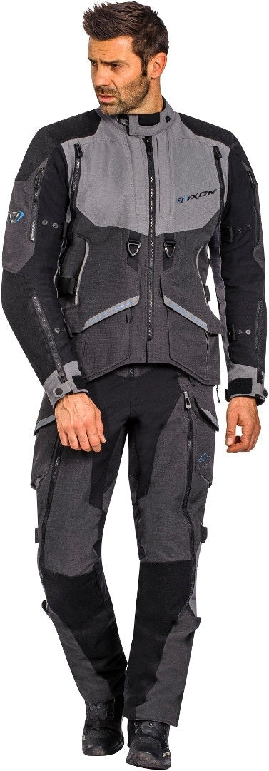 IXON RAGNAR Aventura Chaqueta Textil Moto Antracita/Gris/Azul – 3 – Maximomoto PT
