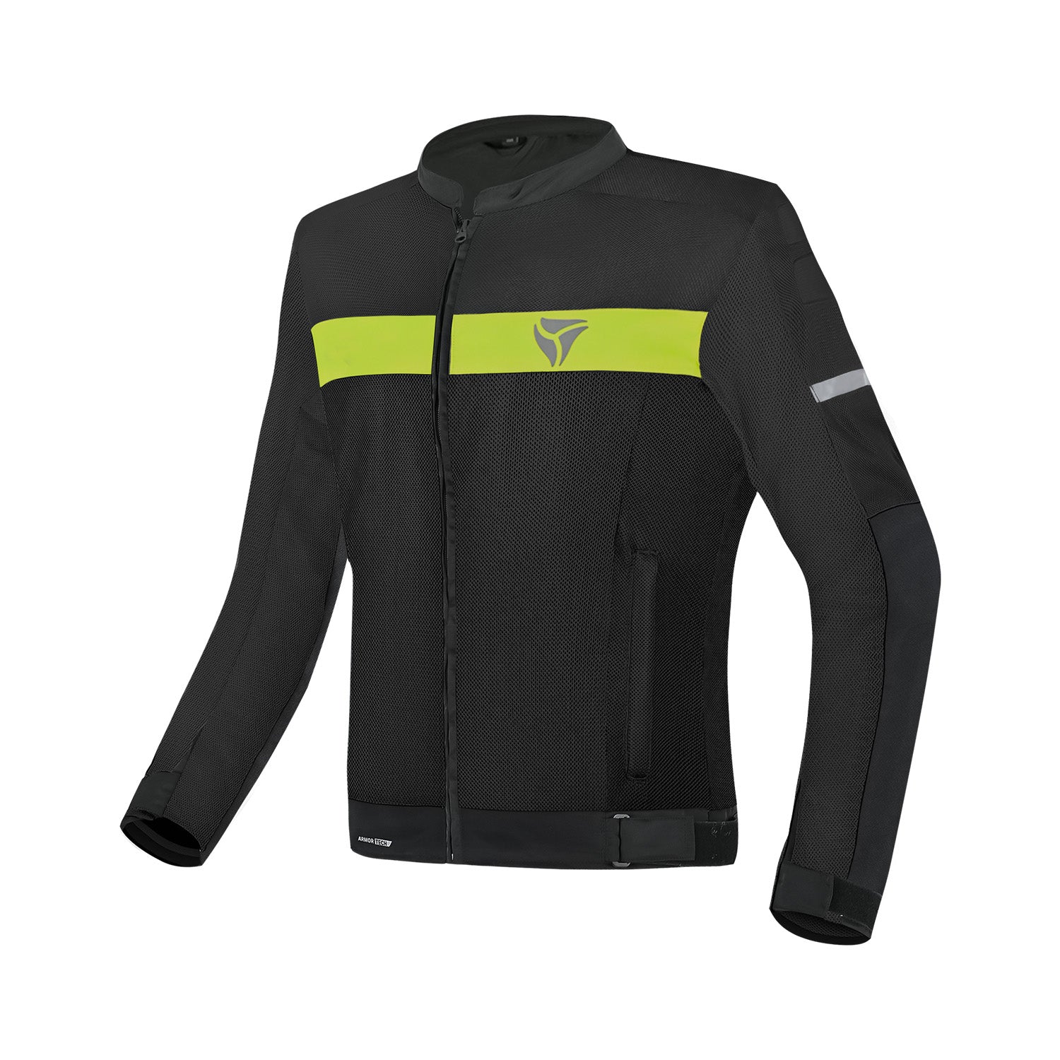 R-TECH SUPER LIGHT CHAQUETA DE MOTO NEGRO AMARILLO FLOU – 1 – Maximomoto PT