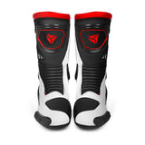 R-TECH TORNADO 2.0 WP Botas De Moto Couro Preto Branco Vermelho