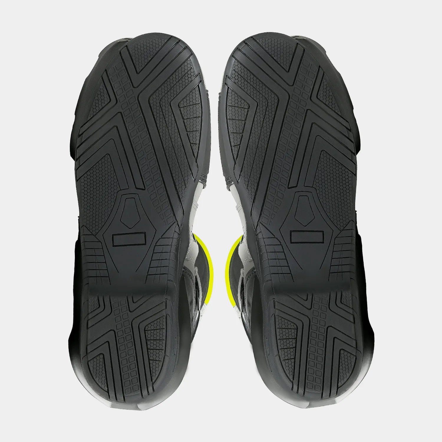 R-TECH TORNADO 2.0 Botas De Couro Cinza Preto Amarillo Fluo – 6 – Maximomoto PT
