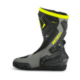 R-TECH TORNADO 2.0 Botas De Couro Cinza Preto Amarillo Fluo
