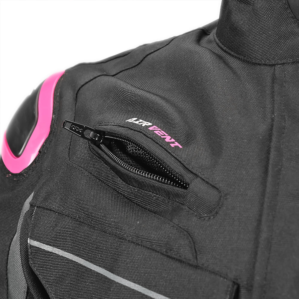 R-TECH KNIGHT RIDER Moto Senhora Longa Casacos Fúsquia Preto