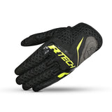 R-TECH RIDE PRO Luvas De Moto Preto Amarelo