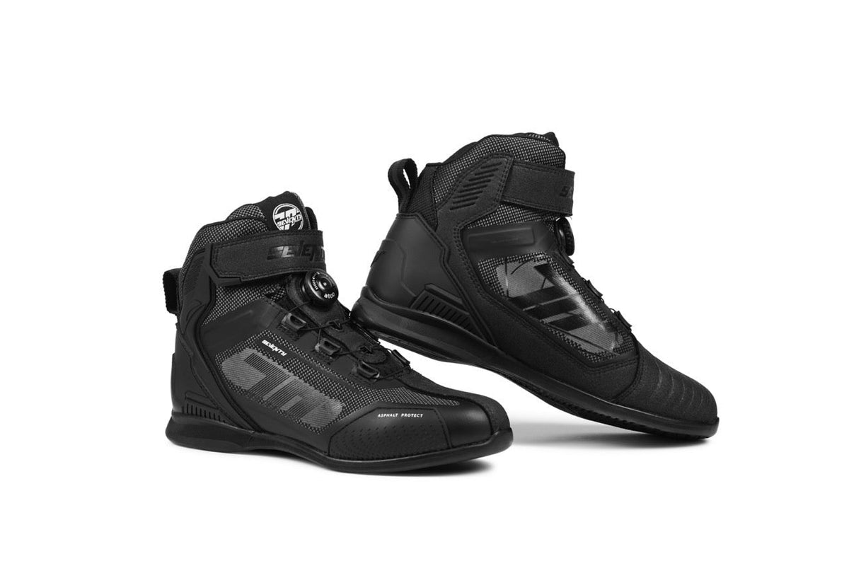 SEVENTY SD-BR3 VELOCE PRO MOTOCICLISTAS DESPORTIVAS BOTAS PRETAS
