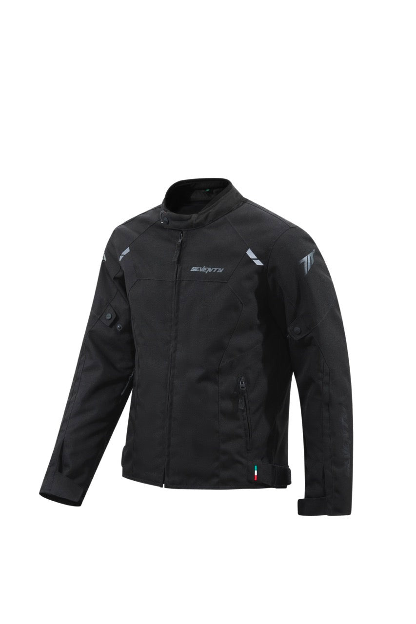 SEVENTY, SD-JR65 de Piston casacos de motociclista para hombre negro