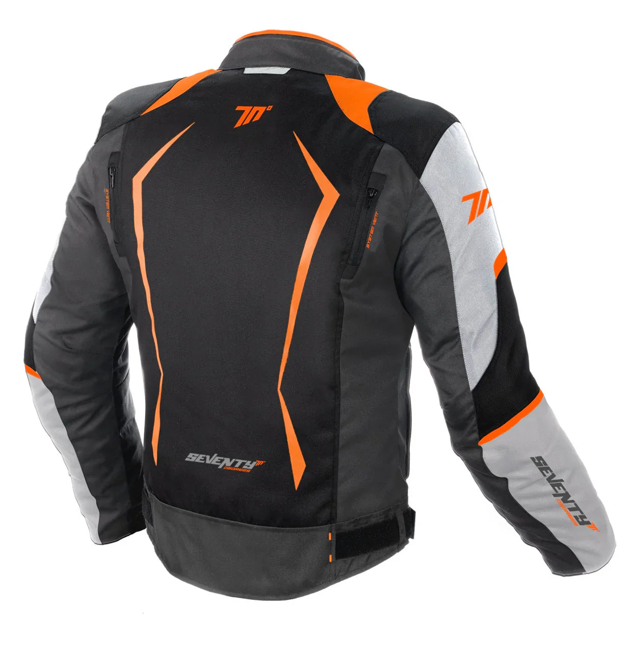 SEVENTY SD-JR47 Winter Motorcycle Competition Jackets Black/Hielo/Narange – 2 – Maximomoto PT