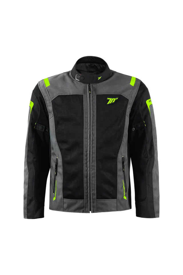 SEVENTY SD-JT66 SAHARA Moto Homem Casacos Cinza Amarelo Fluo – 1 – Maximomoto PT
