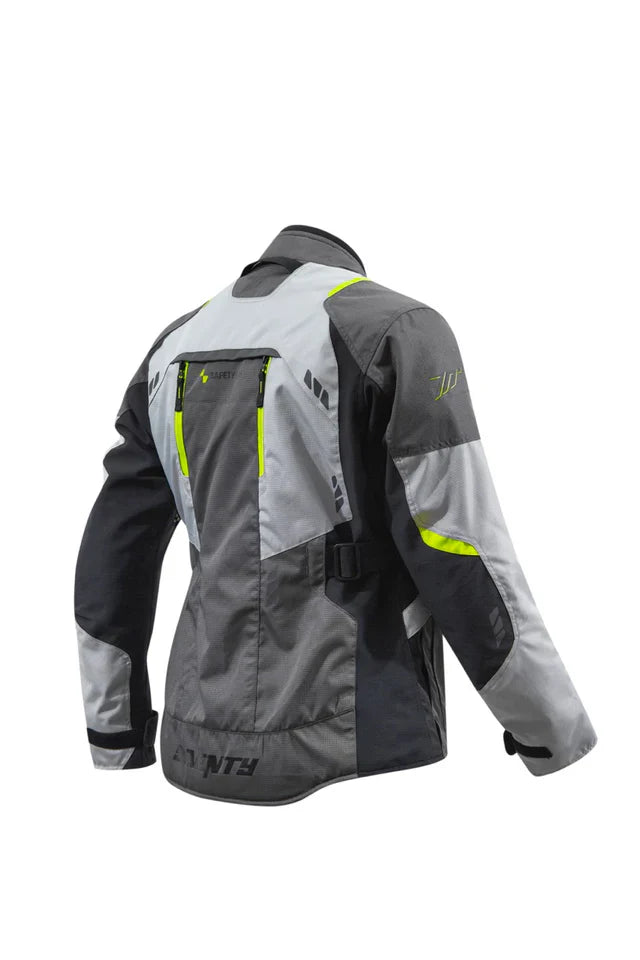 SEVENTY SD-JT67 TANAMI Men's Motorcycle Jackets Black Gray Fluorescent Yellow – 2 – Maximomoto PT
