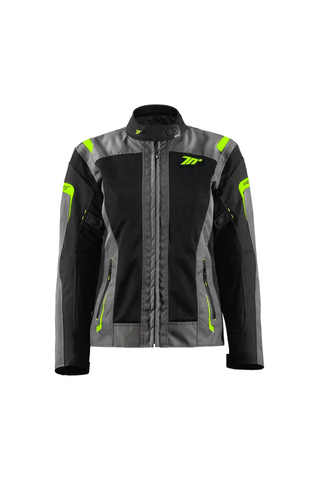 Sahara Summer Seventy SD-JT68 motorcycle jackets for women grey/yellow fluorescent – 1 – Maximomoto PT