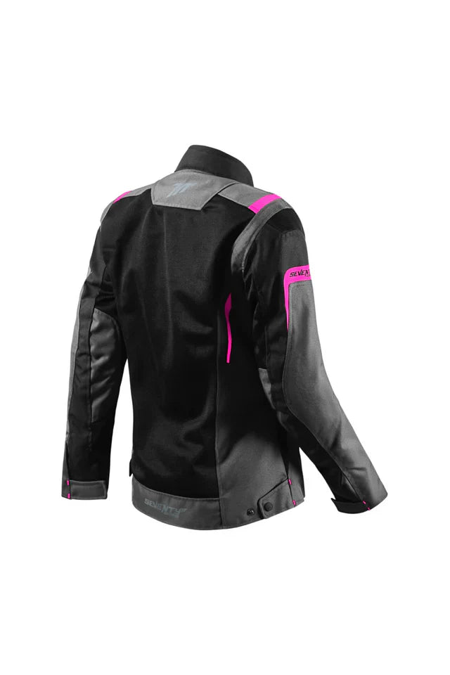 SEVENTY SD-JT68 SAHARA Moto Senhora Casacos Cinza Fucsia – 2 – Maximomoto PT
