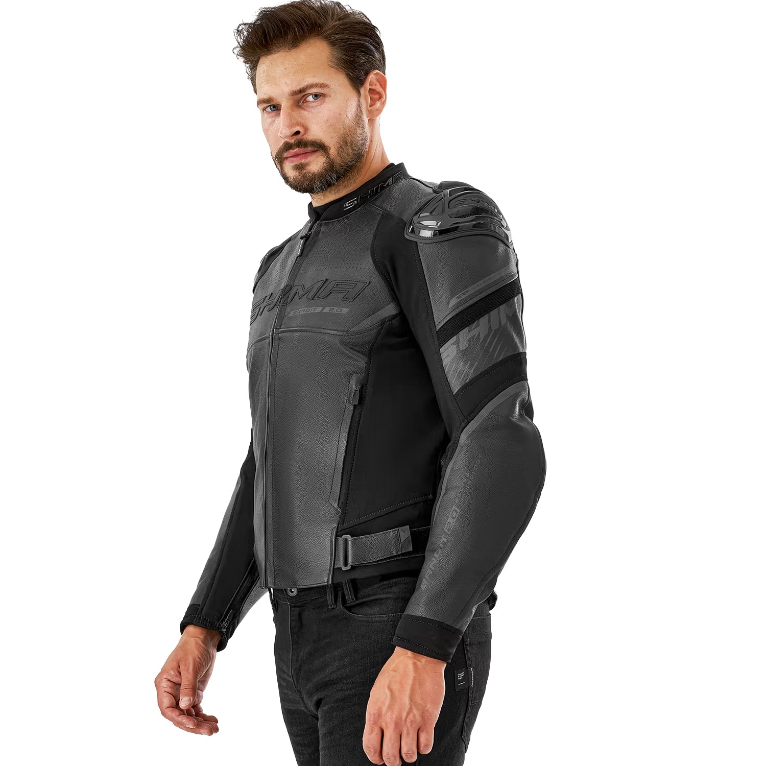 SHIMA BANDIT 2 Moto Couro Homem Casacos Preto – 7 – Maximomoto PT