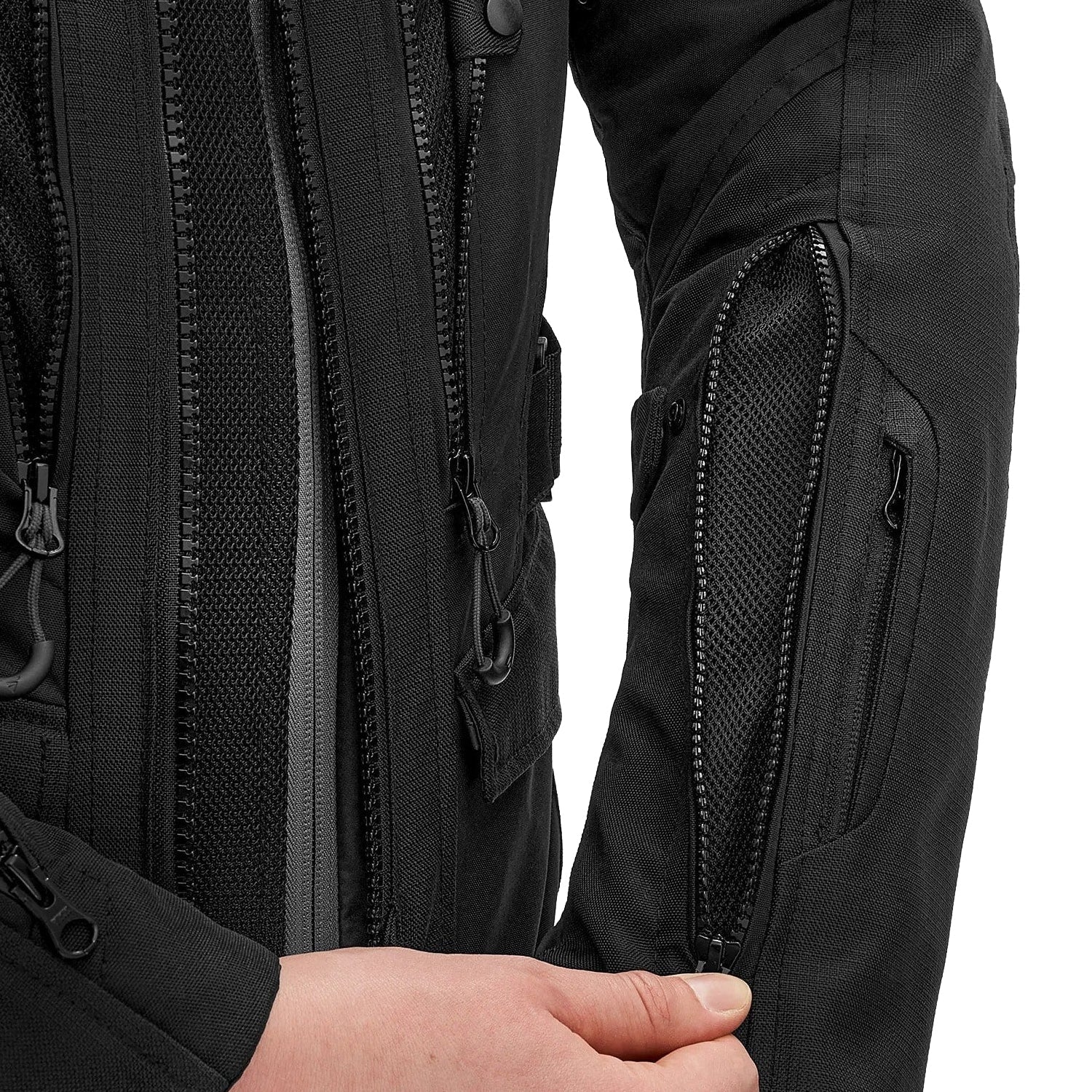 SHIMA DUNE CHAQUETA TEXTIL DE MOTOCICLETA HOMBRE NEGRO – 5 – Maximomoto PT