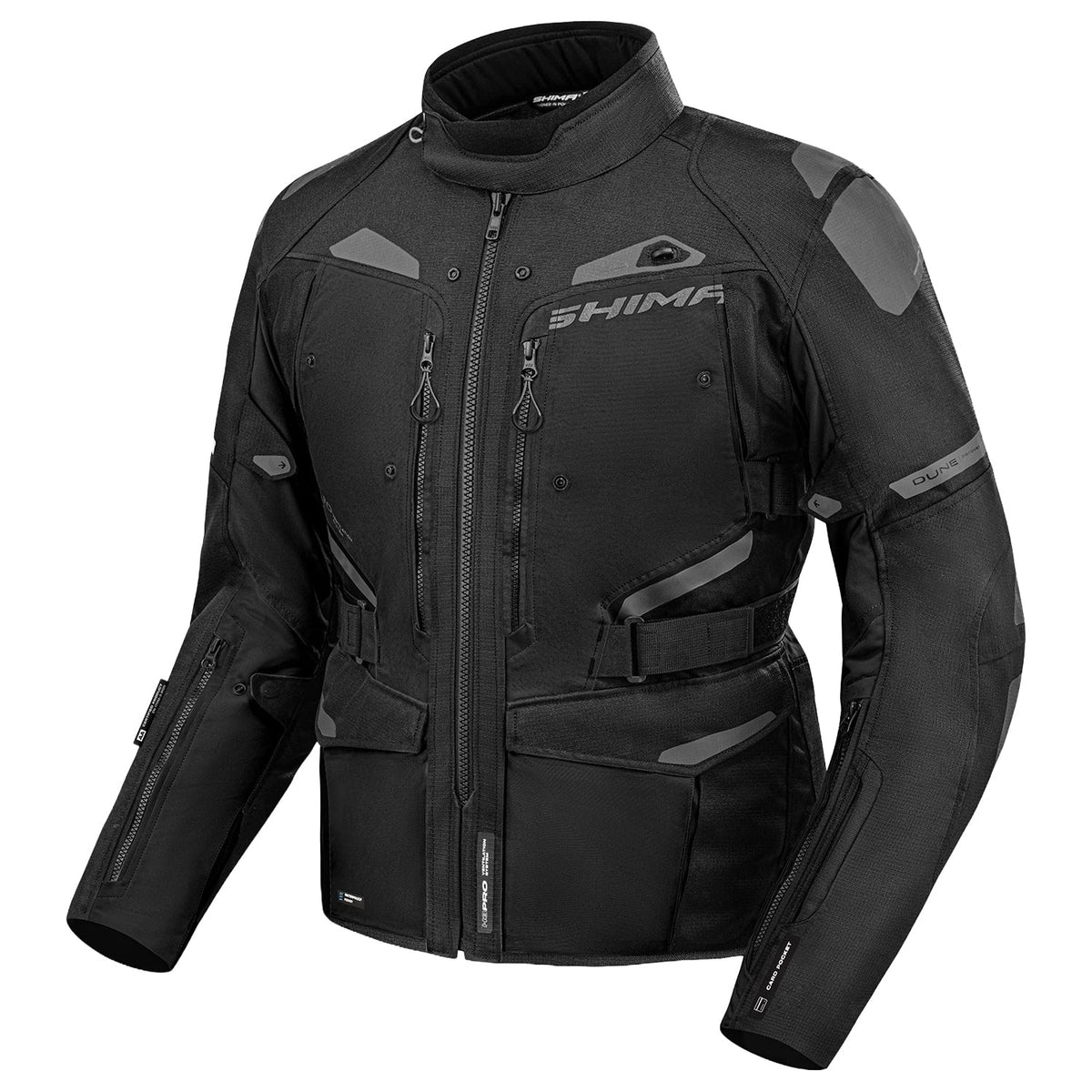 SHIMA DUNE CHAQUETA TEXTIL DE MOTOCICLETA HOMBRE NEGRO