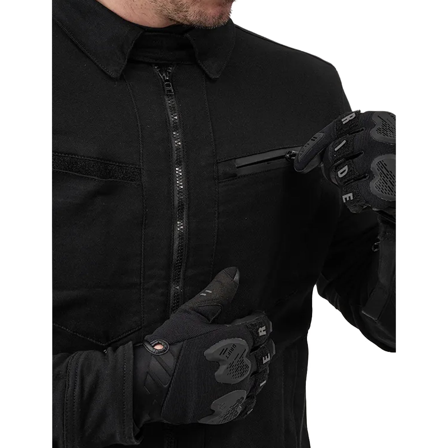 SHIMA GIRO CHAQUETA TEXTIL DE MOTO HOMBRE CAQUI – 4 – Maximomoto PT