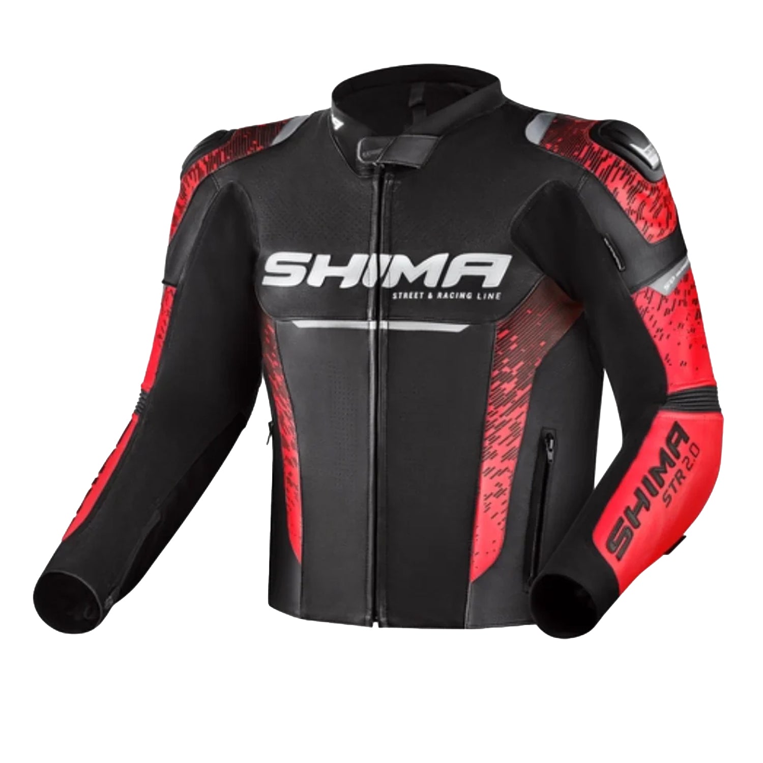 SHIMA STR 2.0 CASACOS DE MOTO VERMELHO BRILHANTE – 1 – Maximomoto PT