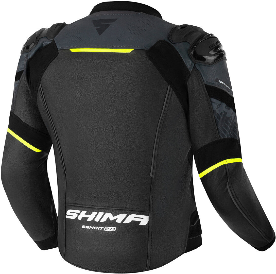 SHIMA BANDIT 2.0 Homem Motociclista Couro Casaco