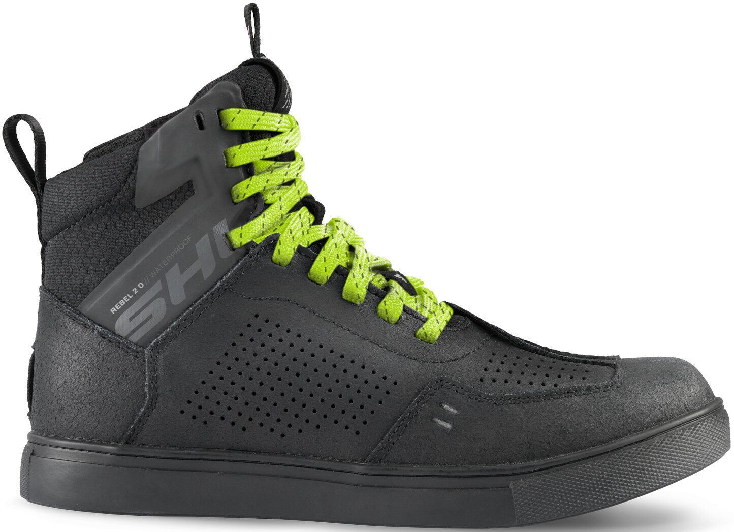 SHIMA REBEL 2.0 WP HOMEM MOTOCICLETA BOTAS PRETAS
