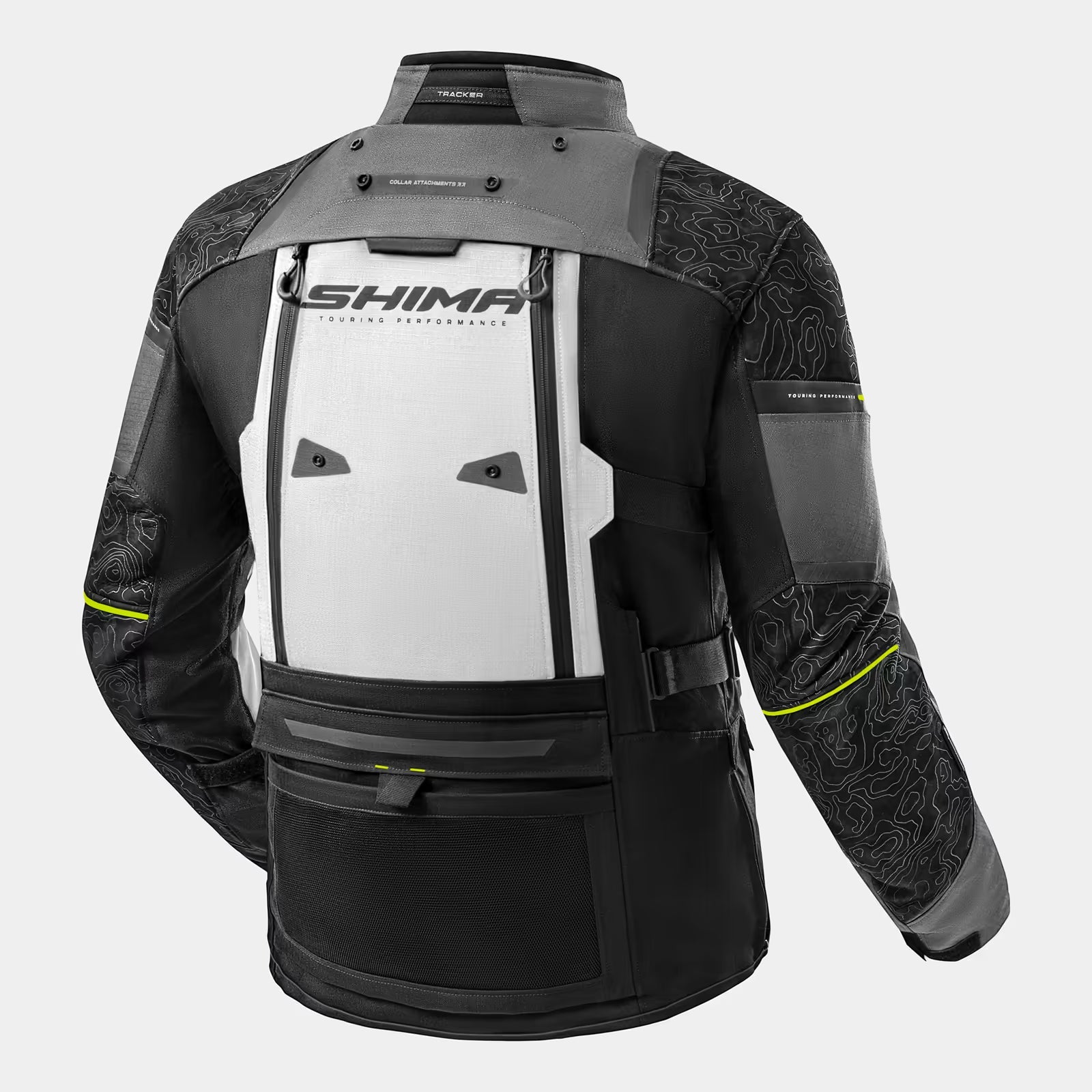 SHIMA TRACKER HOMBRE DE MOTO DE TURISMO CHAQUETA GRIS CLARO – 2 – Maximomoto PT