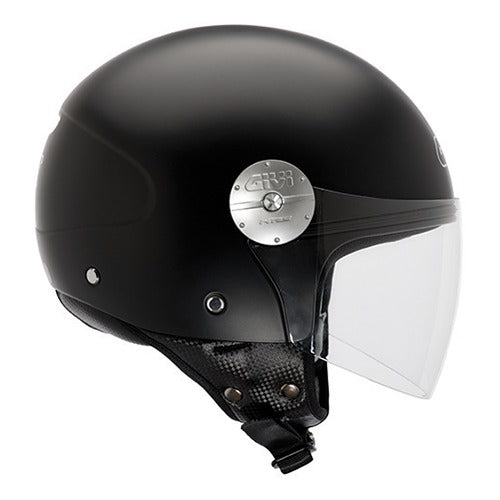 GIVI 10.7 MINI-J TOURING MOTORCYCLE DEMI-JET HELMET MATTE BLACK N900 – 3 – Maximomoto PT