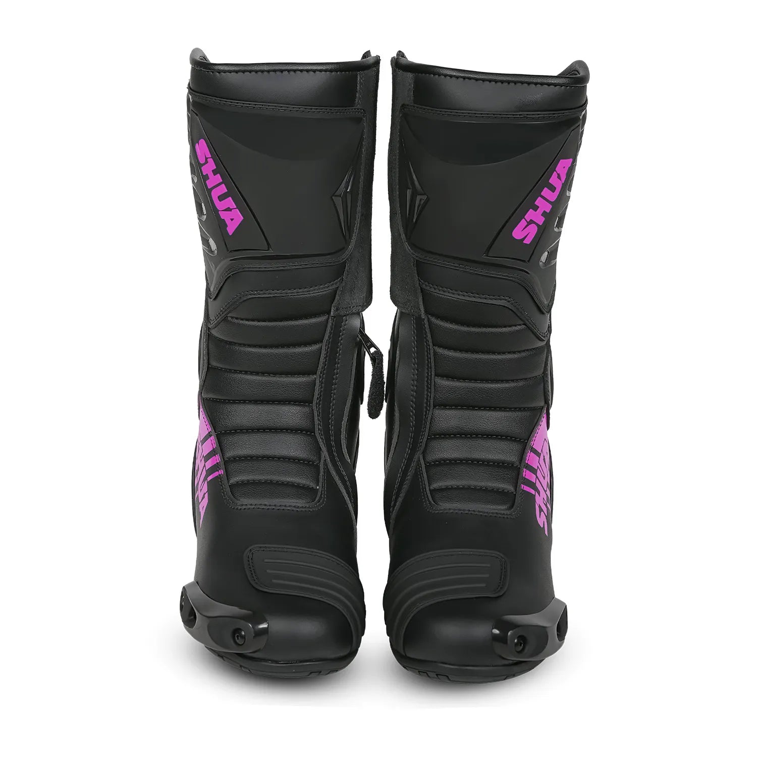 SHUA SUPER TECH BOTAS DE MOTO COURO SENHORA PRETO ROSA – 4 – Maximomoto PT