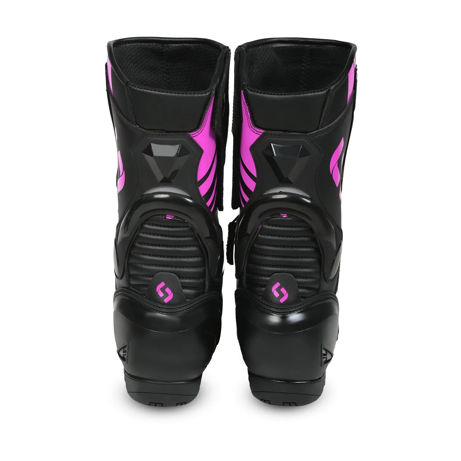 SHUA SUPER TECH BOTAS DE MOTO COURO SENHORA PRETO ROSA – 5 – Maximomoto PT