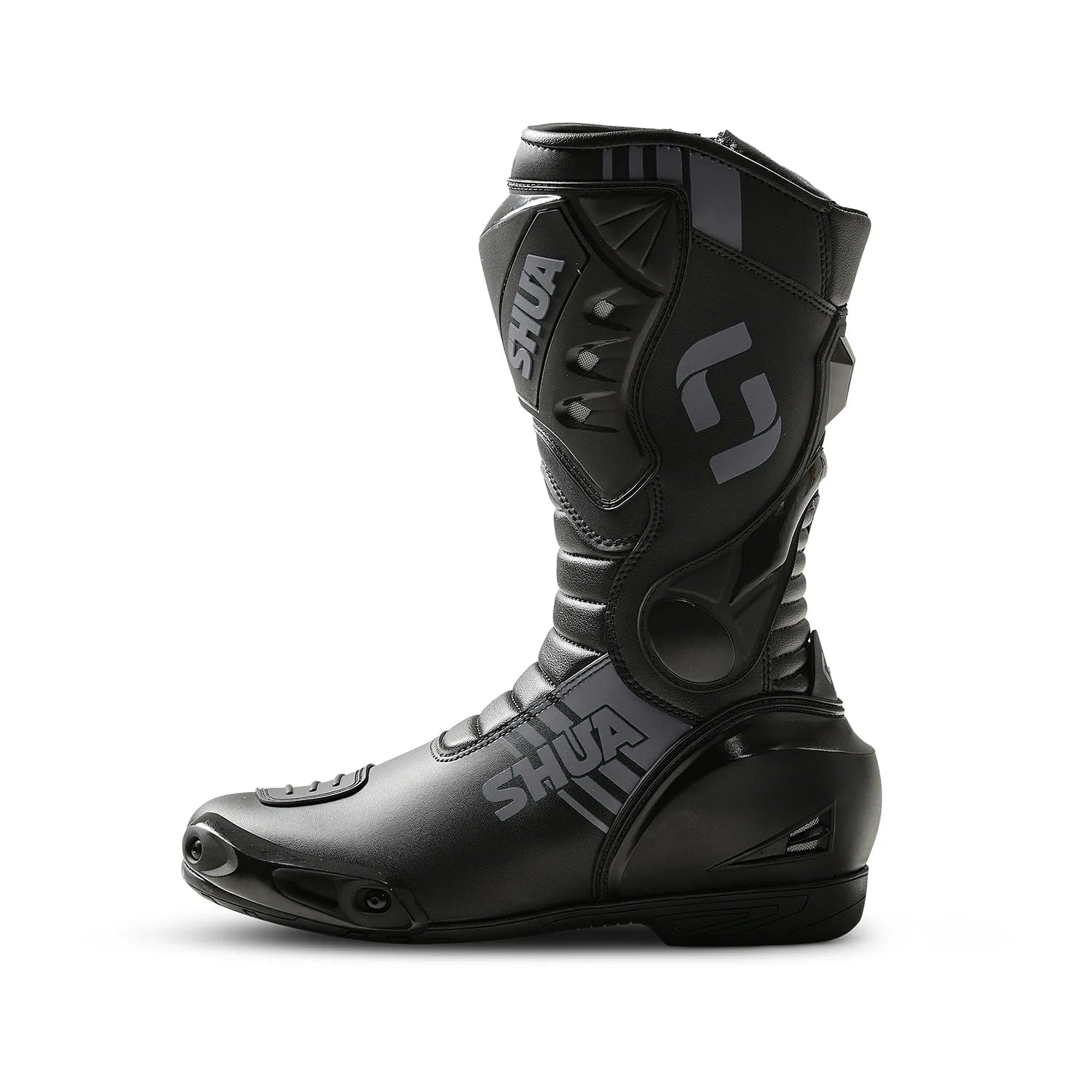 SHUA SUPER TECH Motorcycle Leather Boots Black – 3 – Maximomoto PT