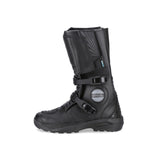 SHUA DISCOVERY Moto Couro Longo Botas Preto