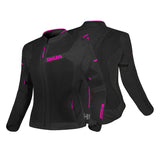 SHUA GRAVITY MESH 2.0 SENHORA CASACOS DE MOTO PRETO ROSA