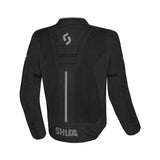 SHUA GRAVITY MESH 2.0 HOMEM CASACOS DE MOTO PRETO CINZA