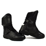 SHUA HUB WP Motorcycle Leather Boots Black