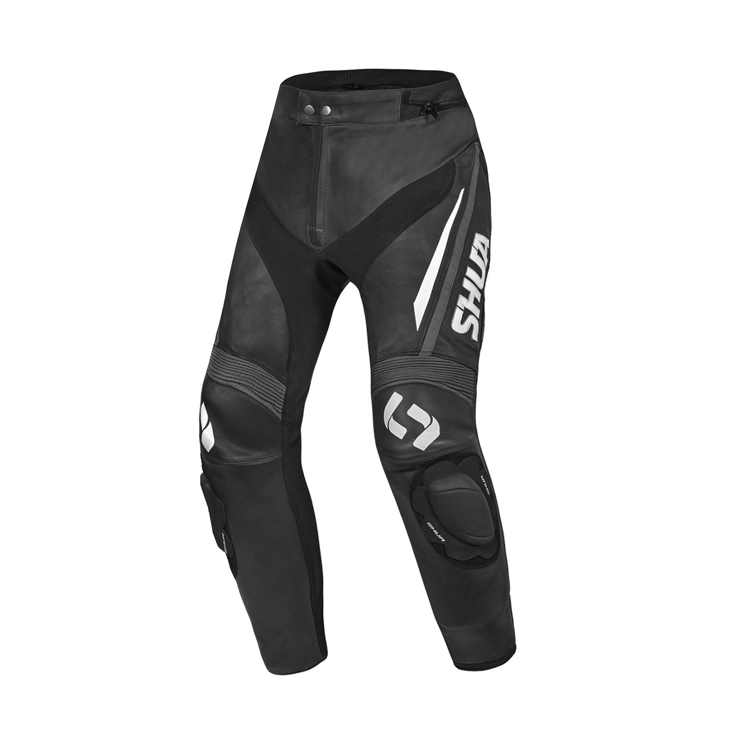 SHUA INFINITY Motorcycle Leather Pants Black Antra – 1 – Maximomoto PT