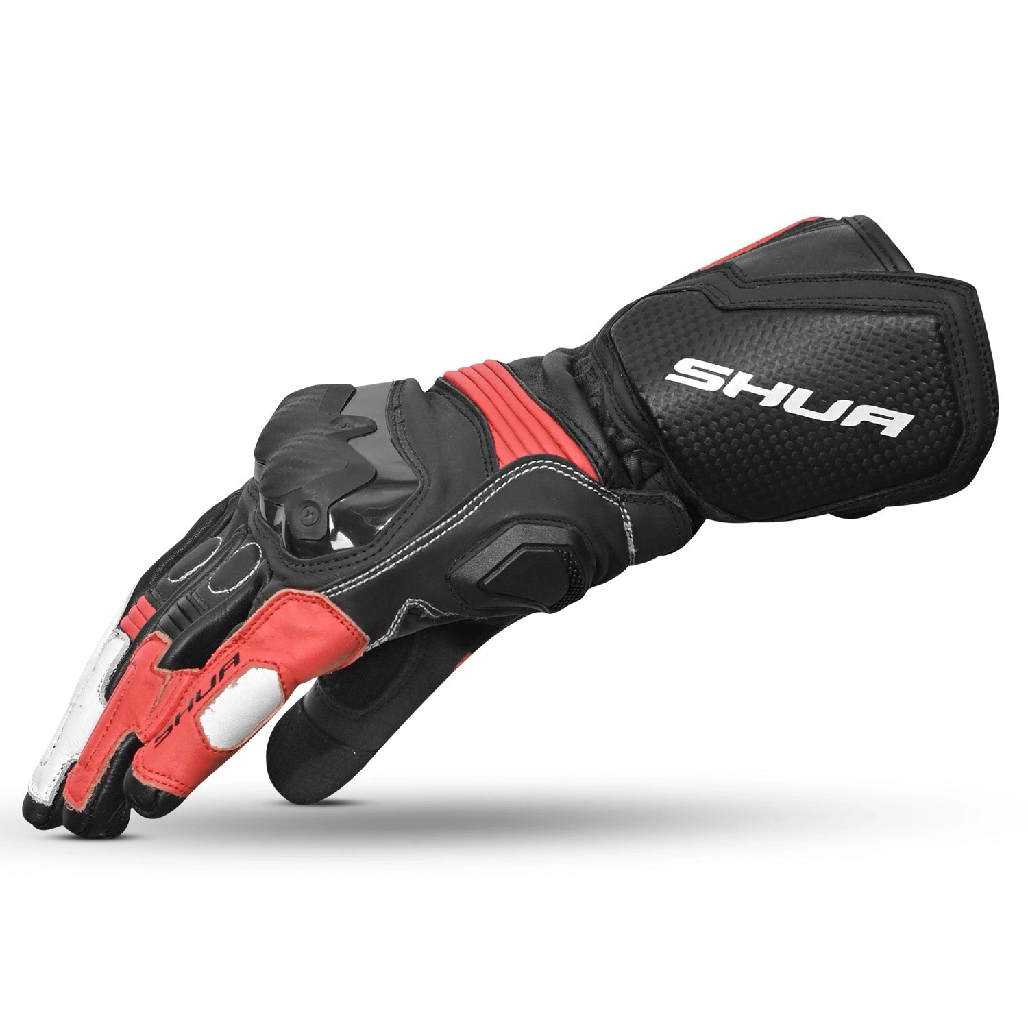 SHUA RANGER PRO Motorcycle Gloves Black Red White – 4 – Maximomoto PT
