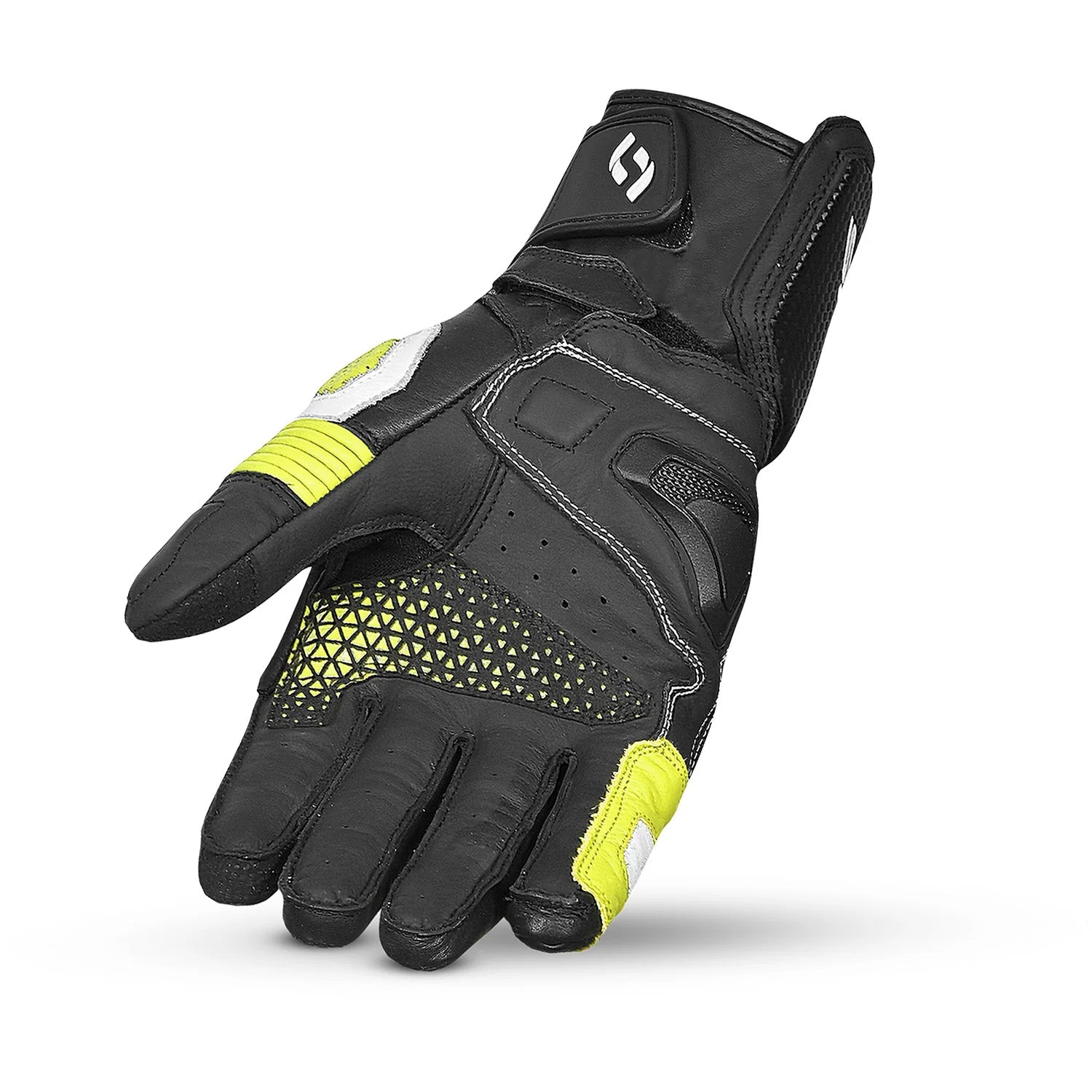 SHUA RANGER PRO Luvas De Moto Corrida Homem Preto Blanco Amarillo – 3 – Maximomoto PT