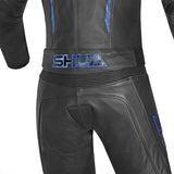 SHUA 2PC INFINITY Moto Homem Fatos Preto Azul - Imagem inferior do terno