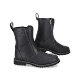SHUA CITY WP Moto Couro Homem Botas Preto - Imagem dupla de botas