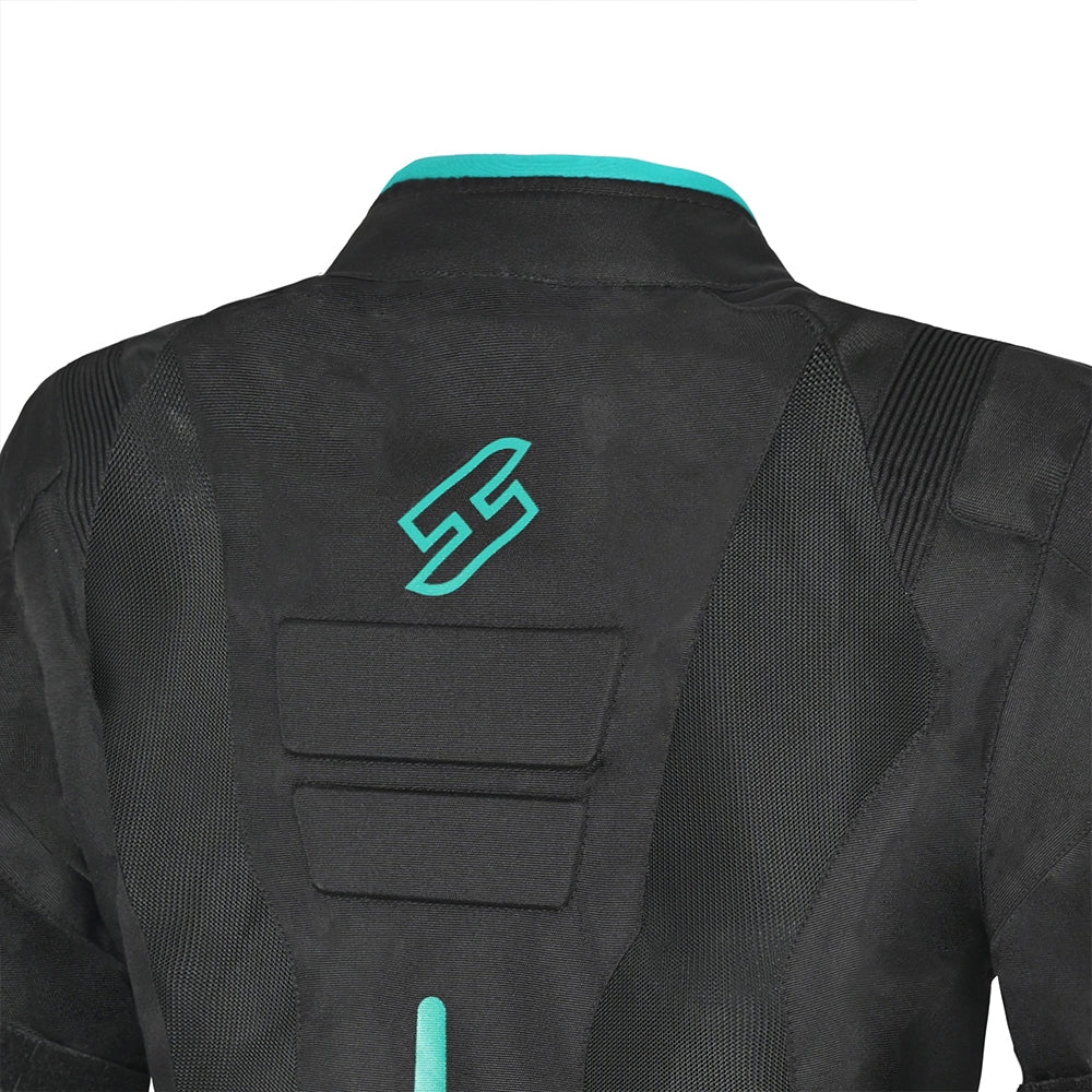 SHUA GRAVITY MESH Moto Senhora Textil Casacos Turquesa Preto – 6 – Maximomoto PT