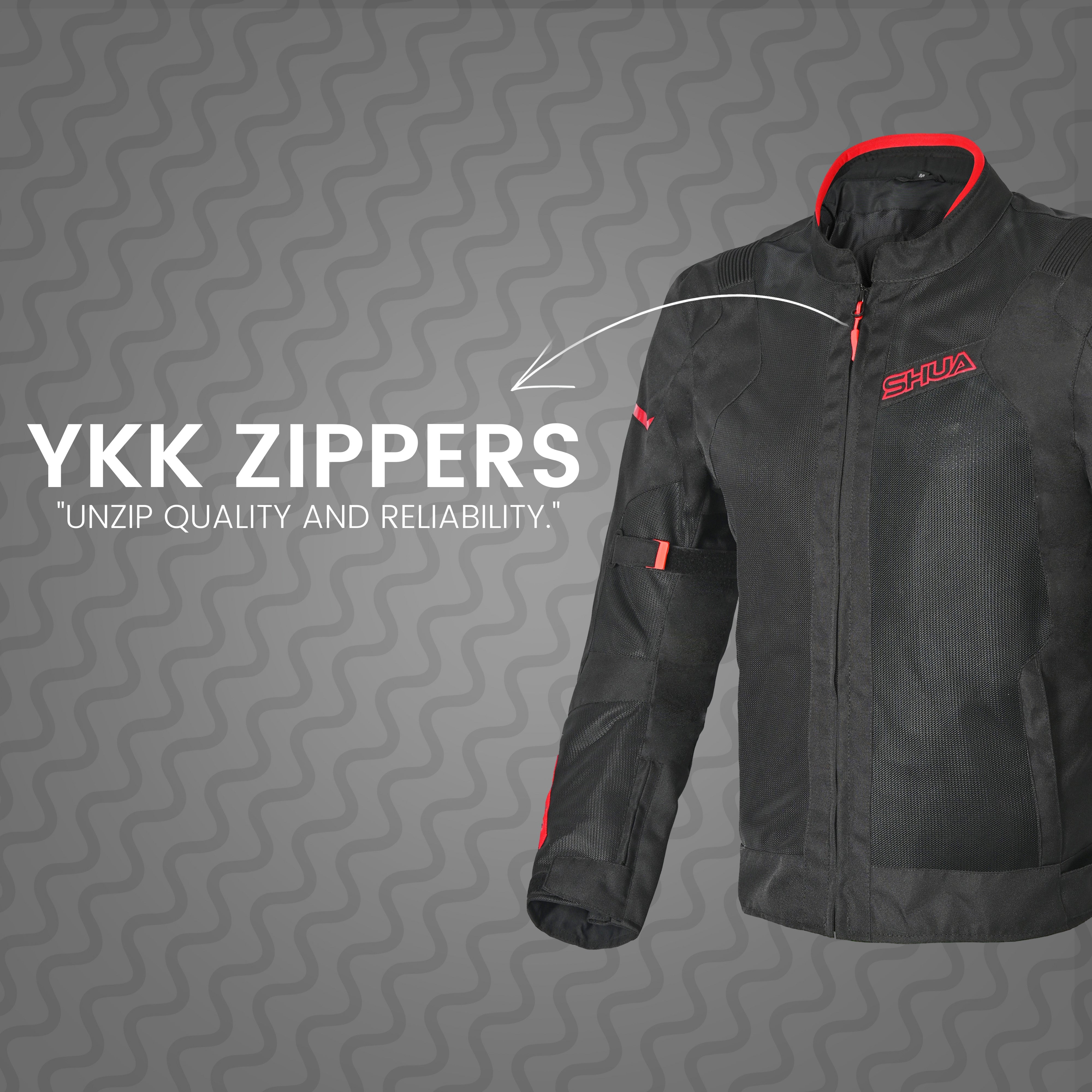 SHUA GRAVITY Men's Motorcycle Textile Jackets Black Gray – 13 – Maximomoto PT