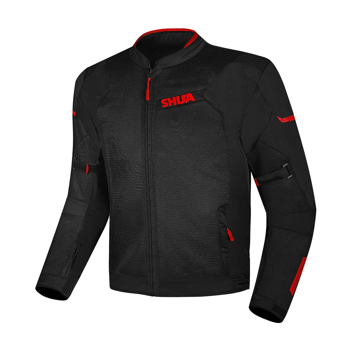 SHUA GRAVITY 2.0 Casacos De Moto Homem Preto Vermelho