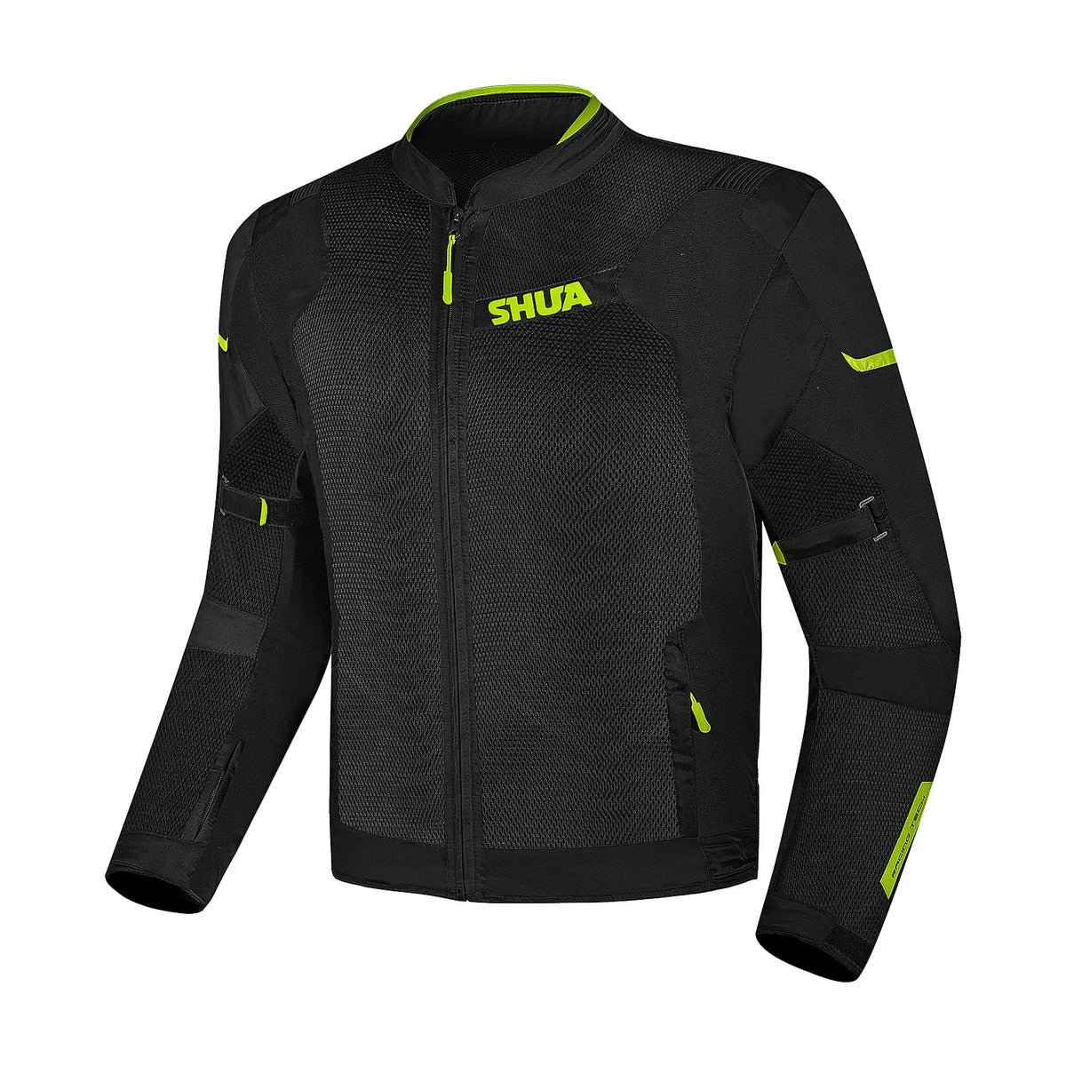 SHUA GRAVITY 2.0 Casacos De Moto Homem Preto Amarillo Fluor