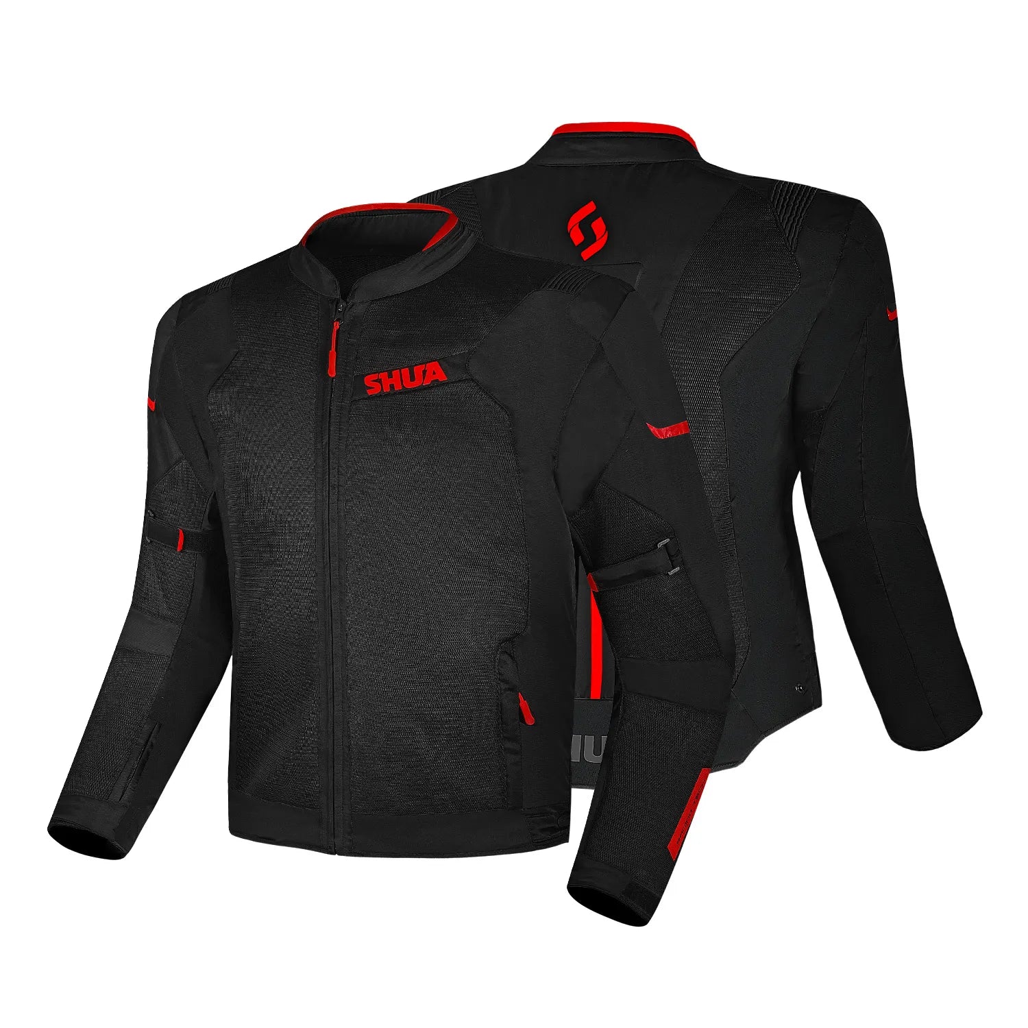 SHUA GRAVITY 2.0 Casacos De Moto Homem Preto Vermelho – 2 – Maximomoto PT