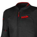 SHUA GRAVITY 2.0 Casacos De Moto Homem Preto Vermelho