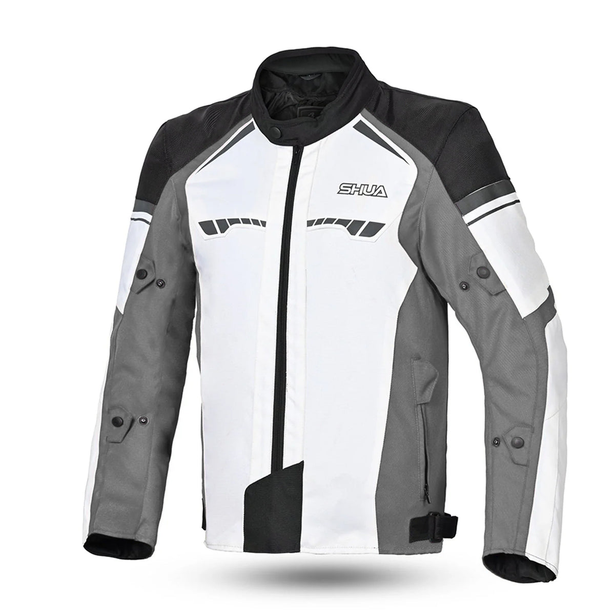 SHUA IMMORTAL Motorcycle Jacket Ice Anthracite Black