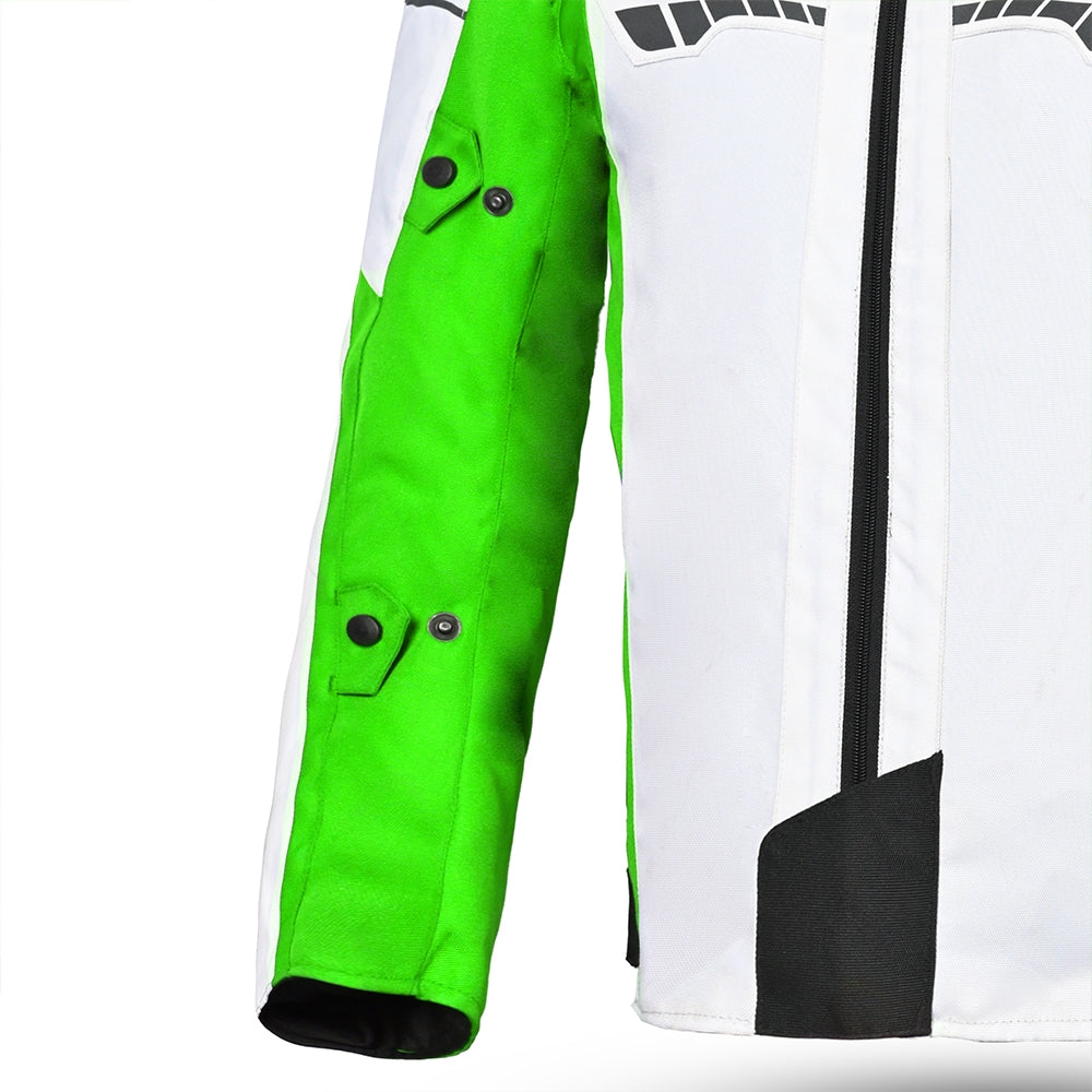 SHUA IMMORTAL Moto Casaco Gelo Verde Preto - Imagem frontal direita da Casacos